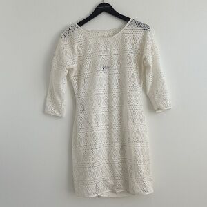 Elegant Cream Lace Dress